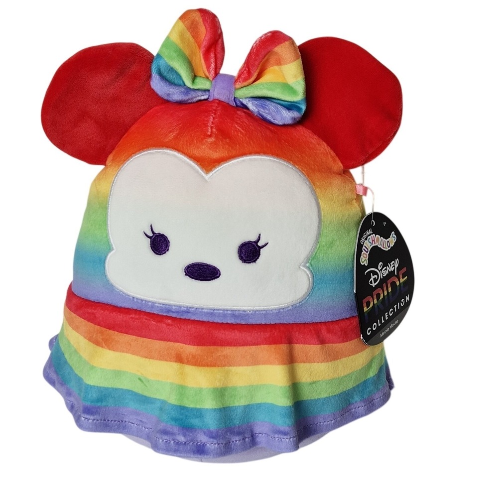 Disney Pride Collection Squishmallows Minnie Mouse 12 Inch Large New With Tags